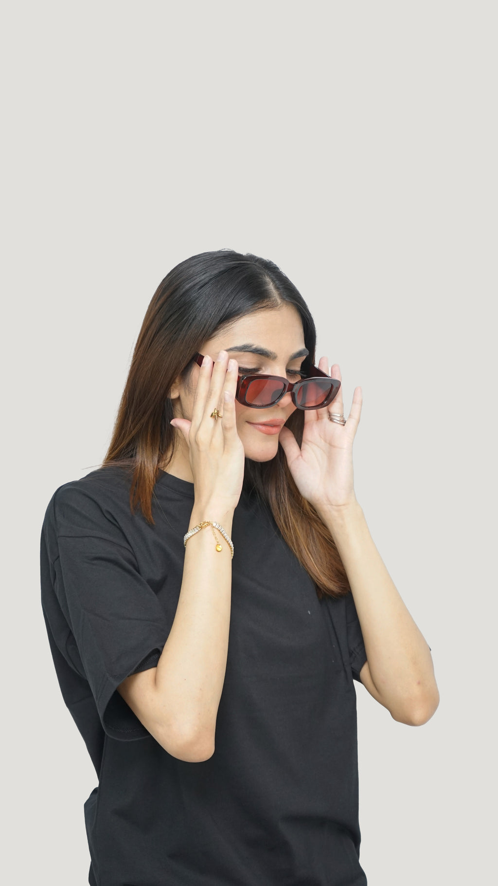 Jet Black - Solid Oversized T-shirt